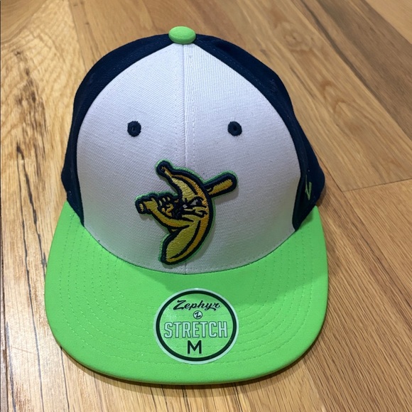 The Savannah Bananas Other - Savannah Bananas White/Blue Zephyr Hat Stretch Medium